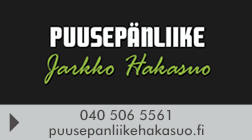 Puusepänliike Jarkko Hakasuo logo