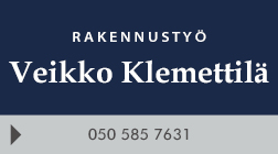 Rakennustyö Veikko Klemettilä logo