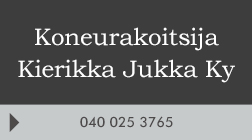 Koneurakoitsija J. Kierikka Ky logo