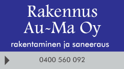 Rakennus Au-Ma Oy logo