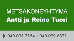 Metsäkoneyhtymä Antti ja Reino Tuori logo