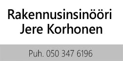 Rakennusinsinööri Jere Korhonen logo