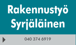 Rakennustyö Syrjäläinen logo