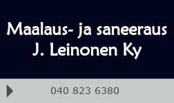 Maalaus- ja saneeraus J. Leinonen Ky logo