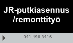 JR-putkiasennus/remonttityö logo