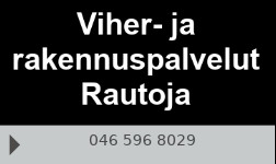 Viher- ja rakennuspalvelut Rautoja logo