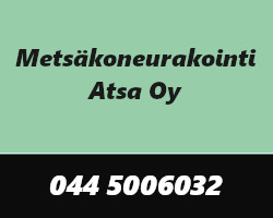 Metsäkoneurakointi Atsa Oy logo