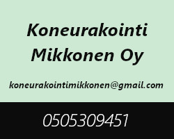 Koneurakointi Mikkonen Oy logo