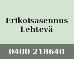 Erikoisasennus Lehtevä logo