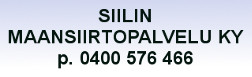 Siilin Maansiirtopalvelu Ky logo