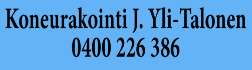Koneurakointi J. Yli-Talonen logo