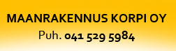 Maarakennus Korpi Oy logo
