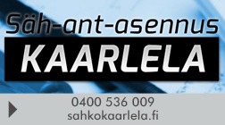 Säh-ant-asennus kaarlela logo