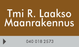 Tmi R. Laakso Maanrakennus logo