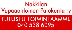 Nakkilan Vapaaehtoinen Palokunta ry logo