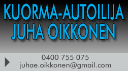 Kuorma-autoilija Juha Oikkonen logo