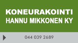Koneurakointi Hannu Mikkonen Ky logo