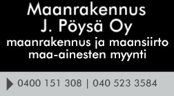 Maanrakennus J. Pöysä Oy logo