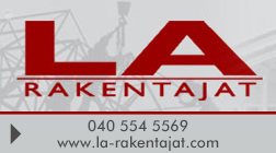 LA Rakentajat avoin yhtiö logo